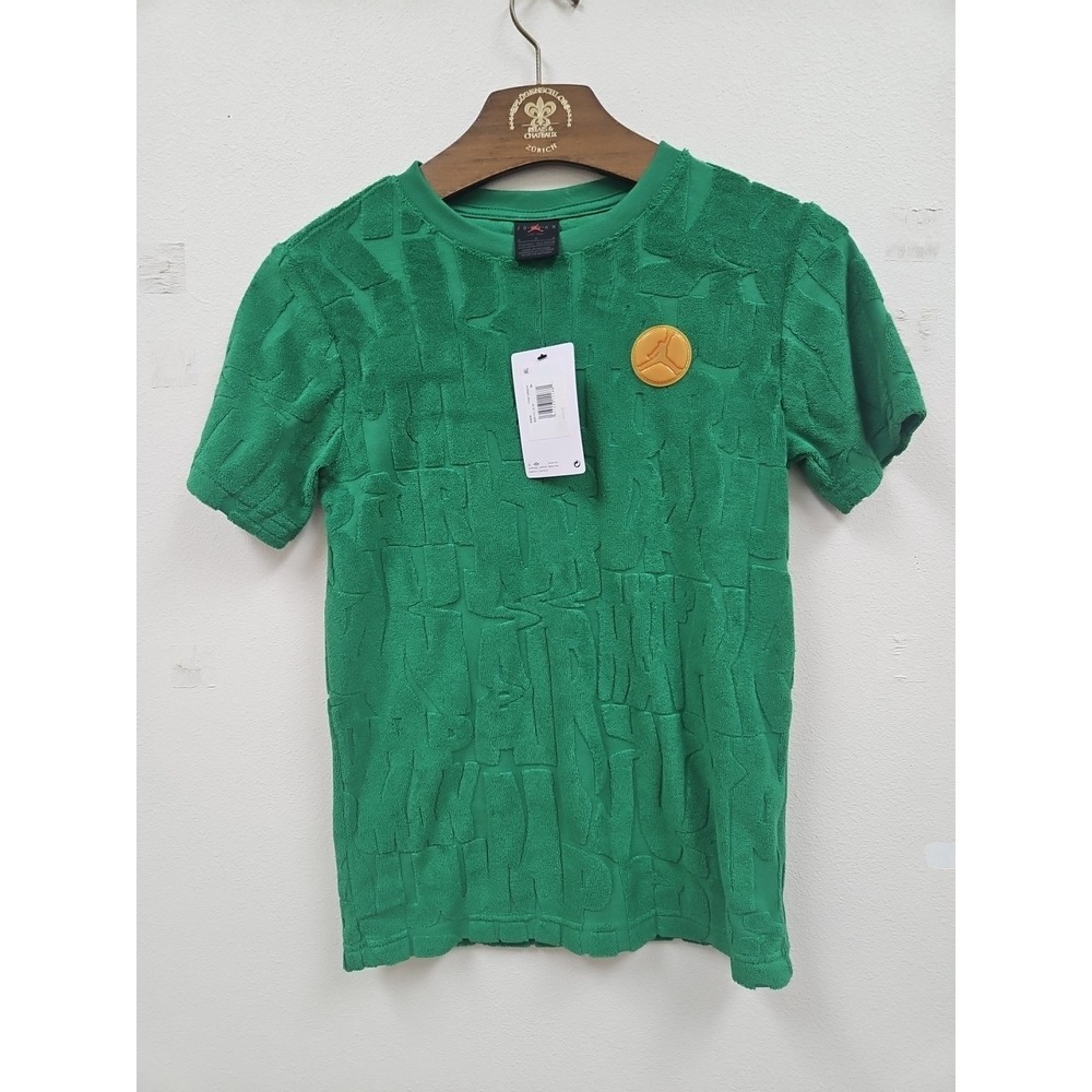 Jordan Brand Terry Cloth  Pine Green Med Youth Boys New NEW with Tags